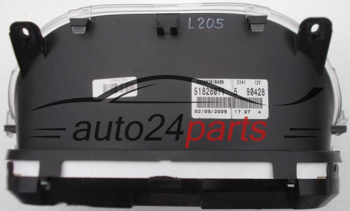 SPEEDOMETER INSTRUMENT CLUSTER FIAT PUNTO 51828071 5 90428, 51828071590428