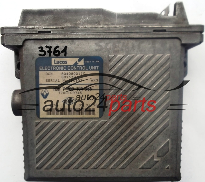 MOTORSTEUERGERÄT ECU STEUERGERAT RENAULT MEGANE SCENIC 1.9 D LUCAS DCN R04080011C 80757D HOM7700104956, 7700109745