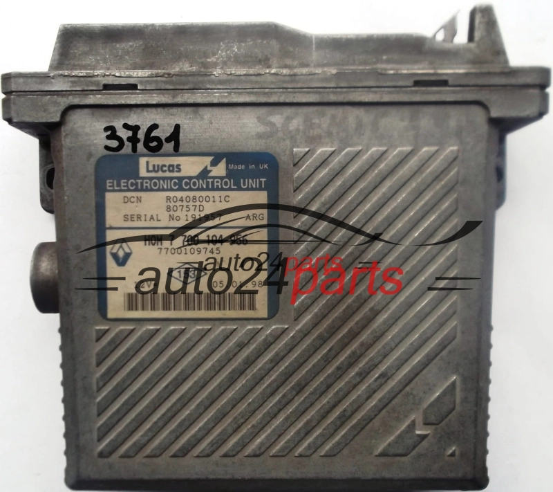 MOTORSTEUERGERÄT ECU STEUERGERAT RENAULT MEGANE SCENIC 1.9 D LUCAS DCN R04080011C 80757D HOM7700104956, 7700109745