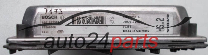 ΜΟΝΑΔΑ ΕΛΕΓΧΟΥ ΚΙΝΗΤΗΡΑ VOLVO V70 2.4 T BOSCH 0 261 207 392