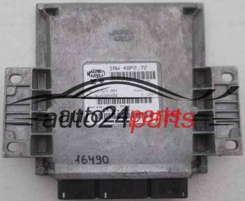 ECU CENTRALITA DE MOTOR CITROEN C3 MAGNETI MARELLI IAW 48P2.72, IAW48P272, HW 16.623.004, 16623004, 9645989480, SW 16.497.054, 16497054, 9647714780