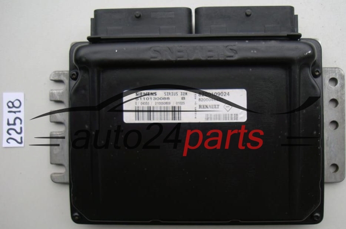 CENTRALINA DO MOTORE RENAULT KANGOO S110130088 B, S110130088B, 8200109024, SIRIUS 32N