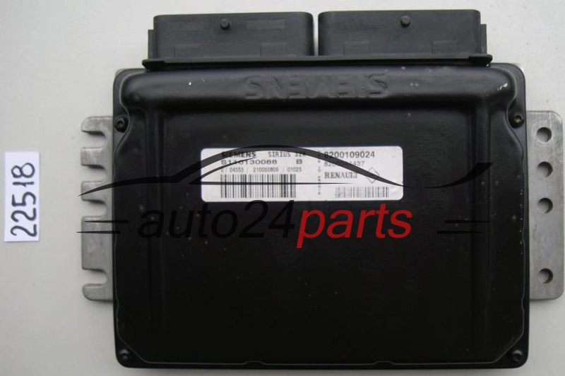 CENTRALINA DO MOTORE RENAULT KANGOO S110130088 B, S110130088B, 8200109024, SIRIUS 32N