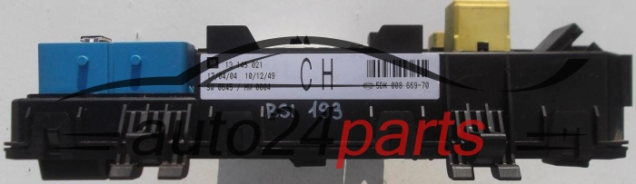 Central do sistema elétrico com caixa de relés e fusíveis, central de controle modul BSI OPEL ASTRA H ZAFIRA B GM 13 145 021 CH