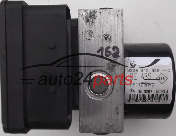 POMPE HYDRAULIQUE ET CALCULATEUR dABS RENAULT LAGUNA 8200 345 939 D, 8200345939D, P5CT2AAY6, ATE 10.0207-0093.4, 10020700934, 10.0970-1402.3, 10097014023