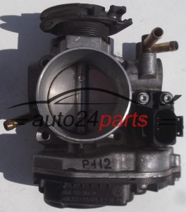 Σώμα πεταλούδας VOLKSWAGEN AUDI SEAT SKODA 06A 133 064 M, 06A133064M, VDO 408.237/111/015, 408237111015