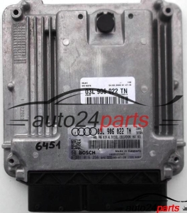 MOTORSTEUERGERÄT ECU STEUERGERAT AUDI A4 ALLROAD 2.0 TDI BOSCH 0 281 016 256, 0281016256, 03L 906 022 TN, 03L906022TN 