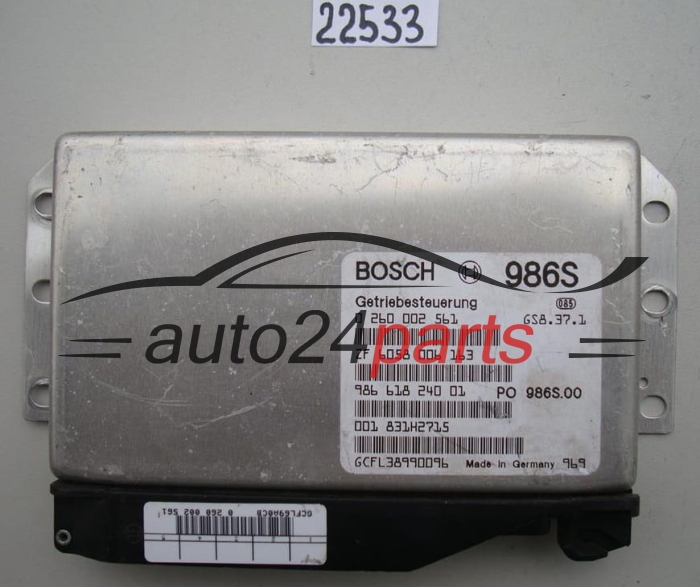 STEROWNIK SKRZYNI AUTOMATYCZNEJ PORSCHE BOXSTER BOSCH 0 260 002 561, 0260002561, ZF6058006163, 98661824001