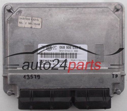  CALCULATEUR MOTEUR VOLKSWAGEN AUDI SEAT SKODA SIEMENS 5WP40 043 03, 5WP4004303, 06B 906 033 G, 06B906033G 