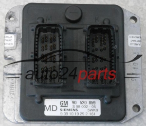 CENTRALINA DO MOTORE OPEL ASTRA ZAFIRA 1.8 X18XE1 2.0 X20XEV SIEMENS 5WK9 161
