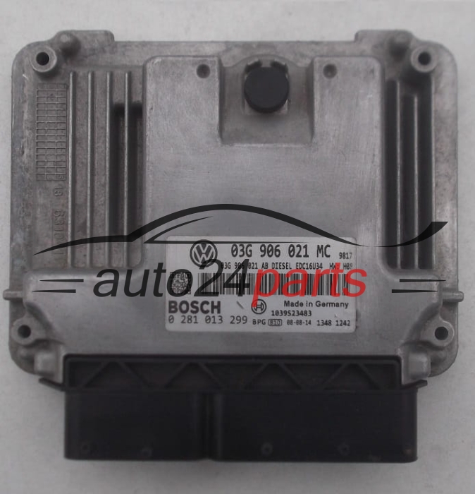 ΜΟΝΑΔΑ ΕΛΕΓΧΟΥ ΚΙΝΗΤΗΡΑ SKODA OCTAVIA 2.0 TDI 03G906021MC, 03G 906 021 MC, BOSCH 0281013299, 0 281 013 299
