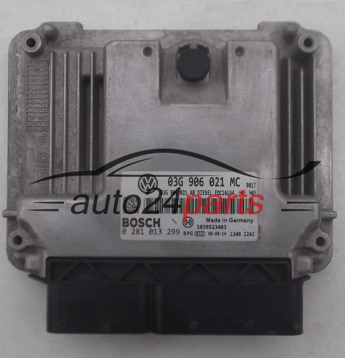 ΜΟΝΑΔΑ ΕΛΕΓΧΟΥ ΚΙΝΗΤΗΡΑ SKODA OCTAVIA 2.0 TDI 03G906021MC, 03G 906 021 MC, BOSCH 0281013299, 0 281 013 299