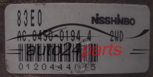 Pompa abs i sterownik OPEL AGILA AC045001944