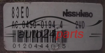 Pompa abs i sterownik OPEL AGILA AC045001944
