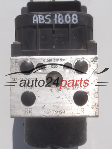 ABS POMPA I STEROWNIK ALFA ROMEO GTV SPIDER 2.0 BOSCH 0 265 216 531, 0265216531, 46479194, 0 273 004 337, 0273004337