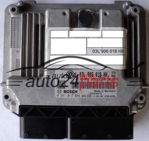 ΜΟΝΑΔΑ ΕΛΕΓΧΟΥ ΚΙΝΗΤΗΡΑ VW VOLKSWAGEN SHARAN 2.0 TDI 03L906018HH, 03L907309Q, BOSCH 0281017094