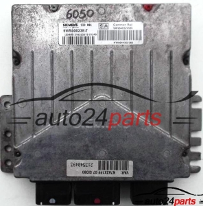 CALCULATEUR MOTEUR CITROEN C5 2.0 HDI SIEMENS 5WS40023E-T, 5WS40023ET, SW 9646529580, HW 9644302380