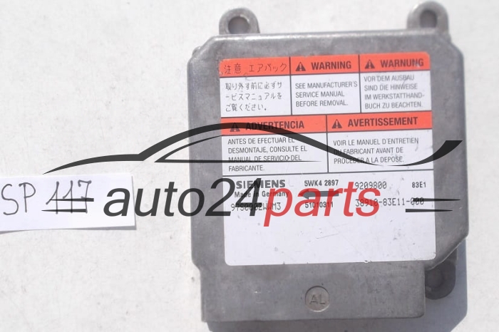 STEROWNIK MODUL PODUSZEK POWIETRZNYCH OPEL AGILA SIEMENS 5WK4 2897