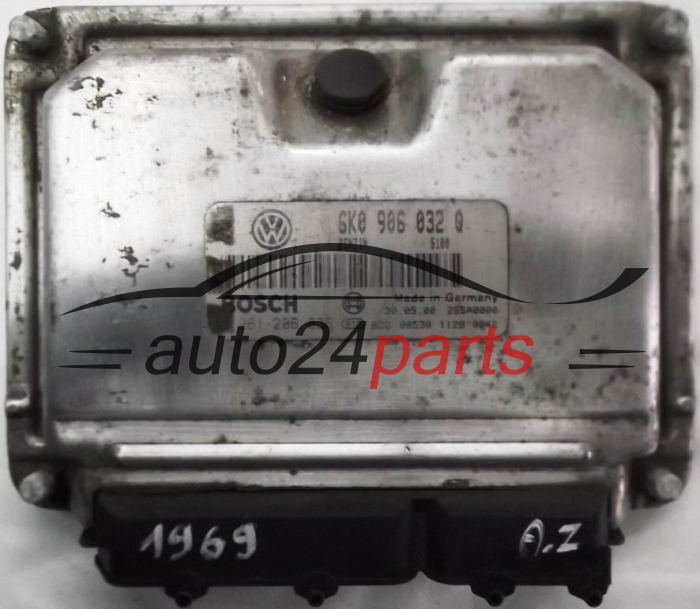 CENTRALINA DO MOTORE SEAT IBIZA CORDOBA 1.6 6K0906032Q, BOSCH 0261206836, 26SA0000