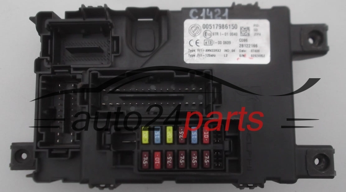 Mονάδα ελέγχου άνεσης FIAT GRANDE PUNTO DELPHI 28122166, 00517986150