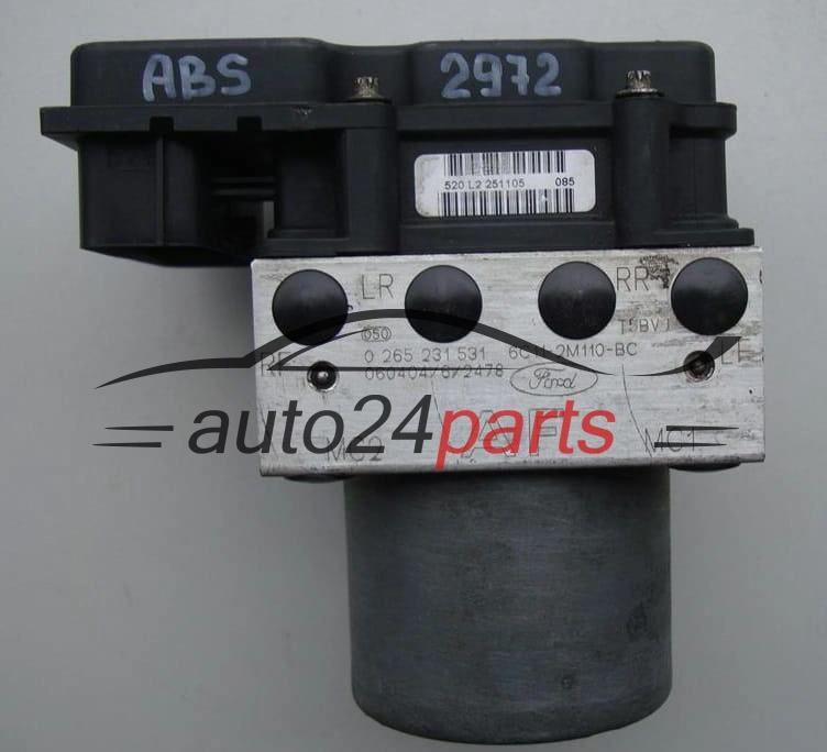 Αντλία αβς FORD TRANSIT 2.2 TDCI BOSCH 0 265 231 531, 0265231531, 6C11-2M110-BC, 6C112M110BC, 0265800419 -