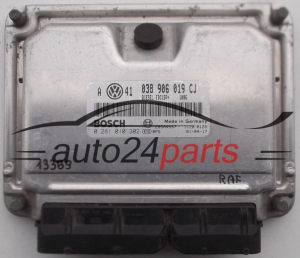 CENTRALINA MOTORE VW VOLKSWAGEN GOLF BORA 1.9 TDI AJM 038906019CJ, 038 906 019 CJ, BOSCH 0 281 010 302, 0281010302, EDC15P+ 1086, 28SA4557