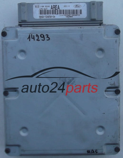 KOMPUTER STEROWNIK SILNIKA FORD KA 1.3, 98KB-12A650-DA, 98KB12A650DA, AREA 