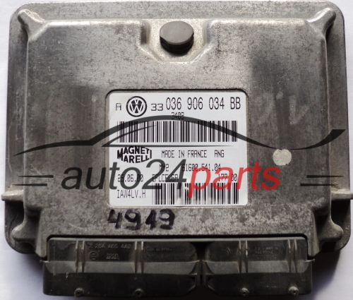 ECU ENGINE CONTROLLER VW VOLKSWAGEN GOLF 1.6 16V AUS 036 906 034 BB