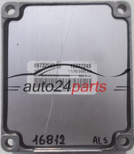 CENTRALINA MOTORE OPEL MERIVA 1.7 ISUZU 8973258946, DELPHI DELCO 12227249