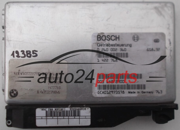 STEROWNIK SKRZYNI AUTOMATYCZNEJ BMW E38 3.0 BOSCH 0 260 002 360, 0260002360