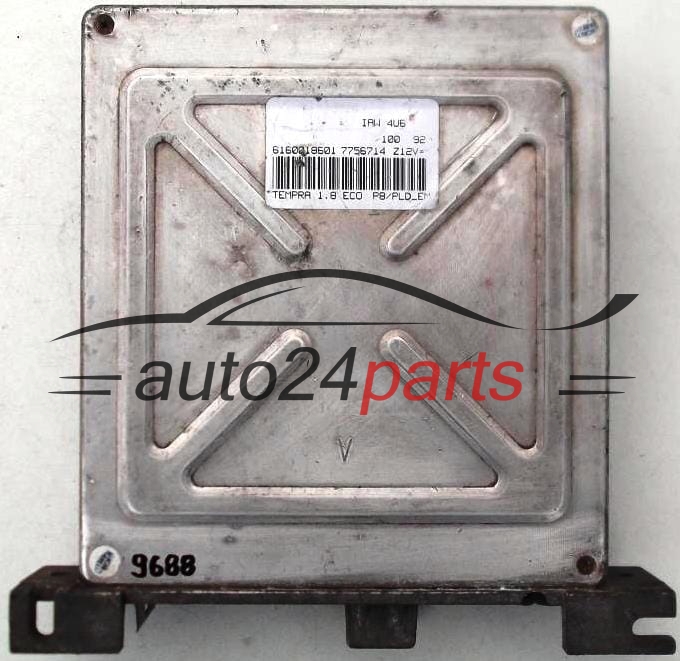 KOMPUTER STEROWNIK SILNIKA FIAT TEMPRA 1.8, IAW 4U6, IAW4U6, 6160018601, 7756714 