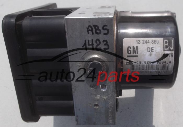 ABS PUMP OPEL ASTRA H ZAFIRA B GM 13 244 860 BJ, 13244860, ATE 10.0206-0264.4, 10020602644, 10.0960-0570.3, 10096005703