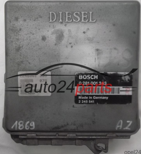 ECU ENGINE CONTROLLER BMW E36 318 1.8 TDS BOSCH 0281001243, 0 281 001 243, 2245541, 2 245 541