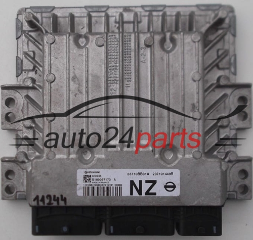 MOTORSTEUERGERÄT ECU STEUERGERAT NISSAN QUASHQAI 1.5 DCI S180067173 A, S180067173A, 23710BB31A, NZ