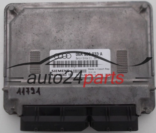 KOMPUTER STEROWNIK SILNIKA AUDI A3 VW POLO 1.6 06A 906 033 A, 06A906033A, 5WP40083 16, 5WP4008316
