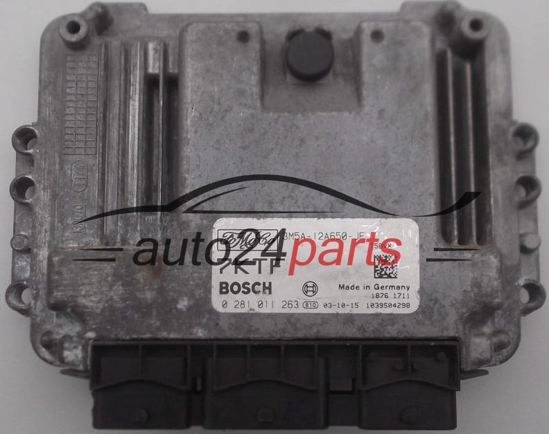 Μονάδα Ελέγχου Κινητήρα FORD FOCUS C-MAX 1.6 TDCI BOSCH 0 281 011 263, FoMoCo 3M5A-12A650-JF