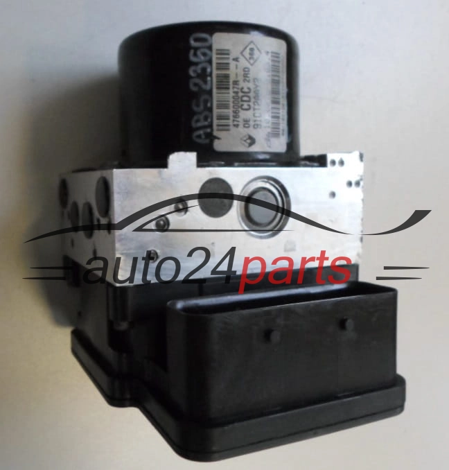 POMPE HYDRAULIQUE ET CALCULATEUR d'ABS RENAULT LAGUNA 476600047R, 10.0212-0183.4, 10021201834, 10.0961-1419.3, 10096114193