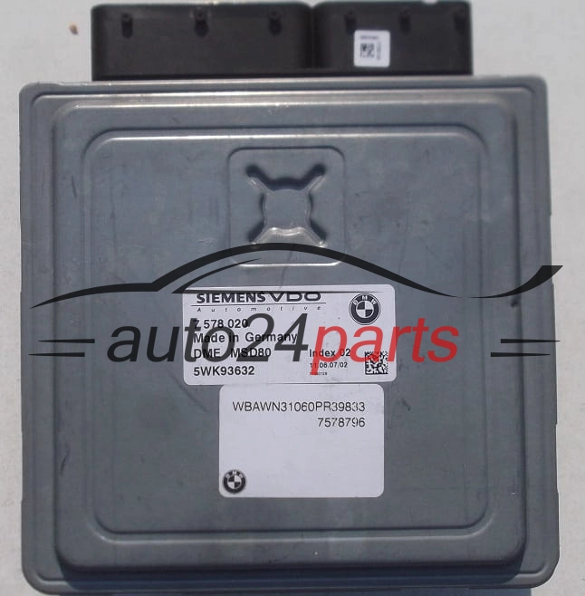 MOTORSTEUERGERÄT ECU STEUERGERÄT BMW 5 E60/E61 523 2.5 SIEMENS VDO 5WK93632