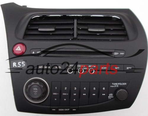 RADIO CD MP3 WMA HONDA CIVIC 39100-SMG-G016-M1 / 39100SMGG016M1 / CQ-MH5679G / CQMH5679G / CQ-MH5679K / CQMH5679K / CQ-MH5670K / CQMH5670K - R55