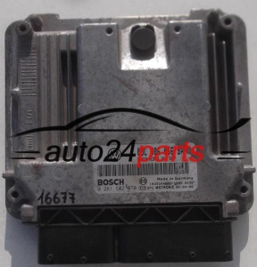 Μονάδα Ελέγχου Κινητήρα VW VOLKSWAGEN GOLF 1.6 FSI BOSCH 0 261 S02 070, 0261S02070, 03C 906 056 BA, 03C906056BA