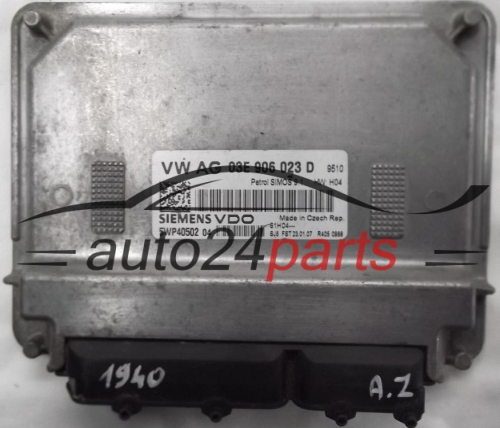 ΜΟΝΑΔΑ ΕΛΕΓΧΟΥ ΚΙΝΗΤΗΡΑ SEAT IBIZA SKODA FABIA VW POLO 1.2 BME 03E906023D,  SIEMENS VDO 5WP40502 04 