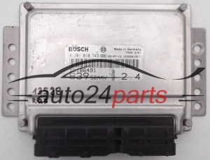 KOMPUTER STEROWNIK SILNIKA FIAT LANCIA LYBRA BOSCH 0 281 010 743, 0281010743, 55186491, 73501145 - 13528, 13714