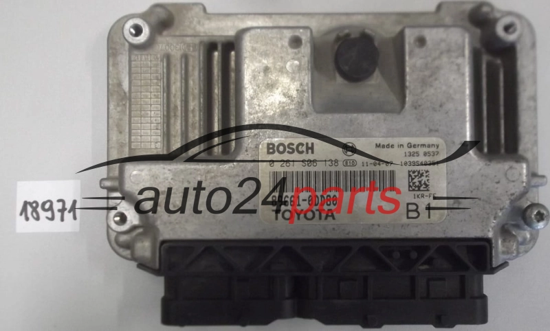 KOMPUTER STEROWNIK SILNIKA TOYOTA YARIS 1.0 BOSCH 0 261 S06 138, 0261S06138, 89661-0DD80, 896610DD80