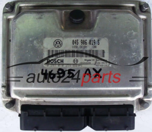 CENTRALINA DO MOTORE VW VOLKSWAGEN LUPO 1.4 TDI 045906019S, 045 906 019 S BOSCH 0281010259, 0 281 010 259 DIESEL EDC15P+ 1208