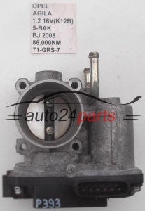 THROTTLE BODY OPEL AGILA 1.2 16V K12B 5-BAK 86.000KM 71-GRS-7, 71GRS7