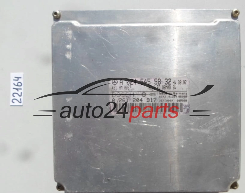 CENTRALINA DO MOTORE MERCEDES C240 BOSCH 0 261 204 917, 0261204917, A 024 545 58 32, A0245455832