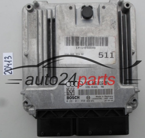 KOMPUTER STEROWNIK SILNIKA AUDI A6 2.0 TDI BOSCH 0 281 011 850, 0281011850, 03G 906 016 BF, 03G906016BF 