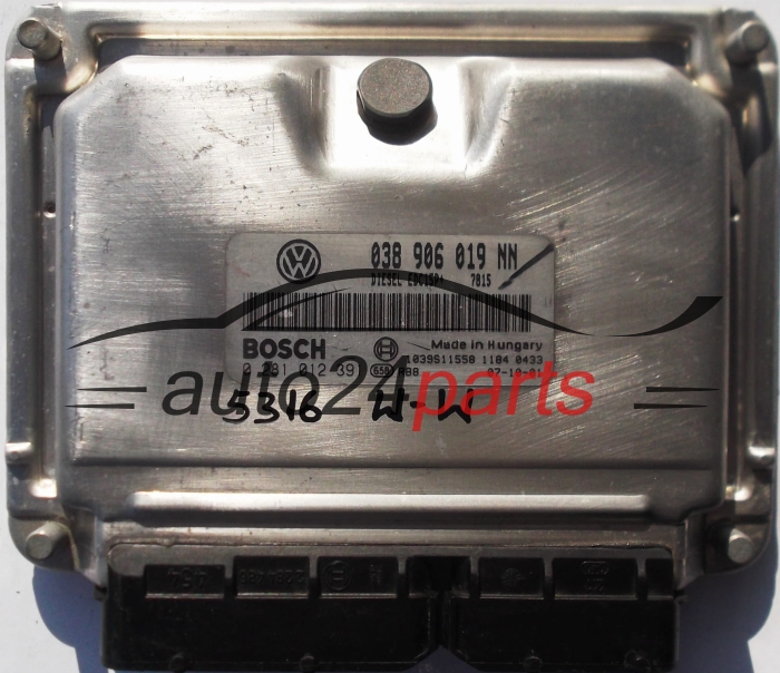 CENTRALINA DO MOTORE VW VOLKSWAGEN NEW BEETLE 1.9 TDI BOSCH 0281012391, 0 281 012 391, 038906019NN, 038 906 019 NN