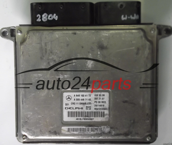 calculateur moteur pour mercedes c200 cdi c-klass w204