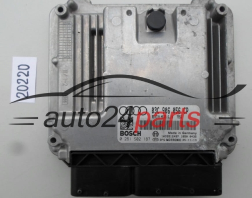 KOMPUTER STEROWNIK SILNIKA AUDI 1.6 BOSCH 0 261 S02 187, 0261S02187, 03C 906 056 CP, 03C906056CP, MED9.5.10